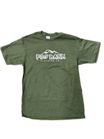 FB Elevated Tee- White/Forrest Green