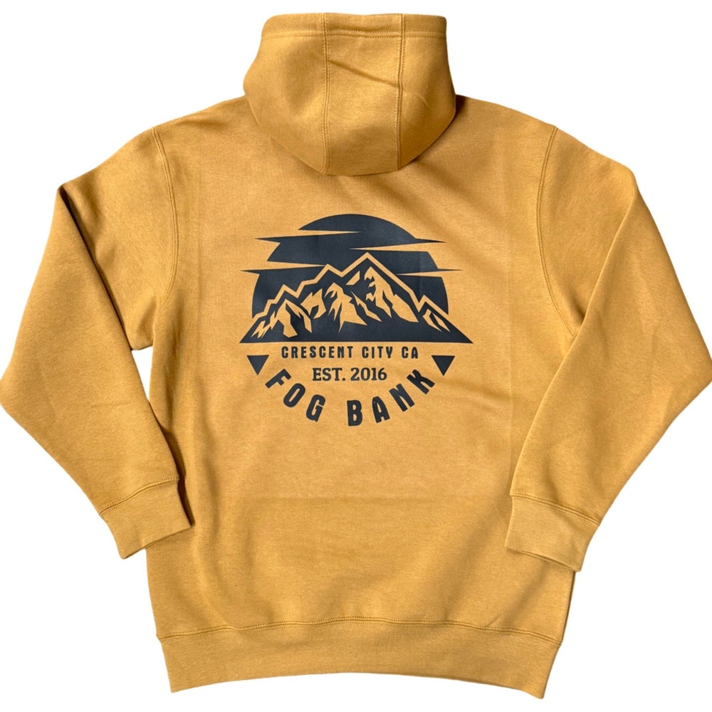FB Siskiyou- Black/Saddle Brown Heavy Weight Hoodie