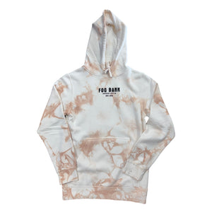 FB Siskiyou - Black/Dusty Pink Tie Dye Hoodie