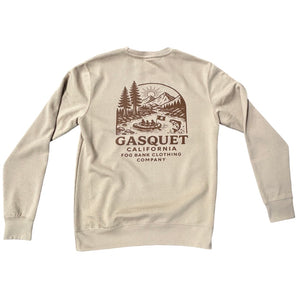 Fogbank "Gasquet Bound" Tan Crew Neck