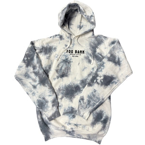 FB Siskiyou - Black/White/Grey Crystal Tie-dye Hoodie