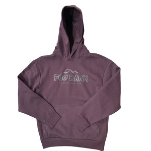 Fog Bank Elevated Hoodie- Plum