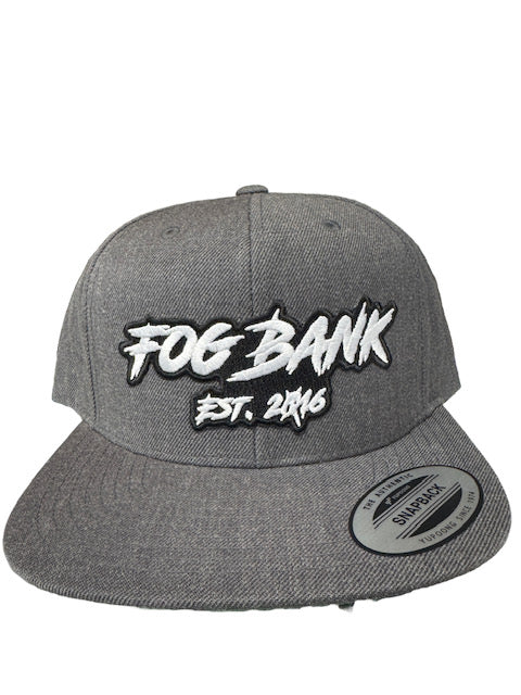 Fog Bank EST 2016 Snapback Heather Grey/White