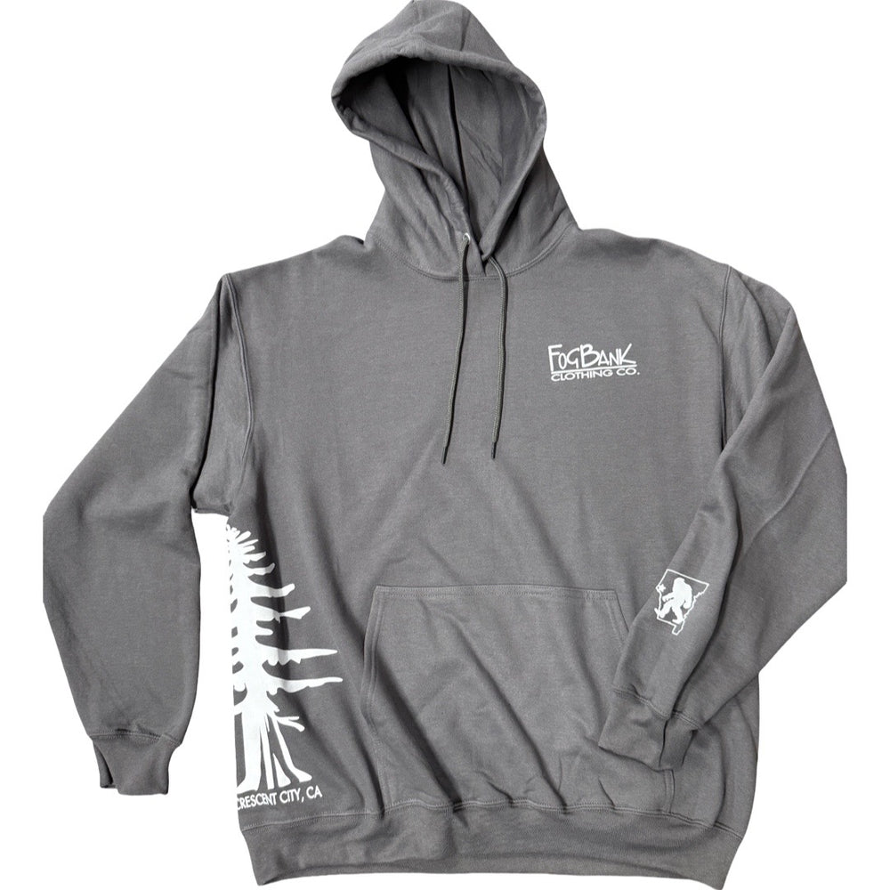 Fog Bank Del Norte Redwood- White/Grey Hoodie