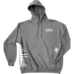 Fog Bank Del Norte Redwood- White/Grey Hoodie