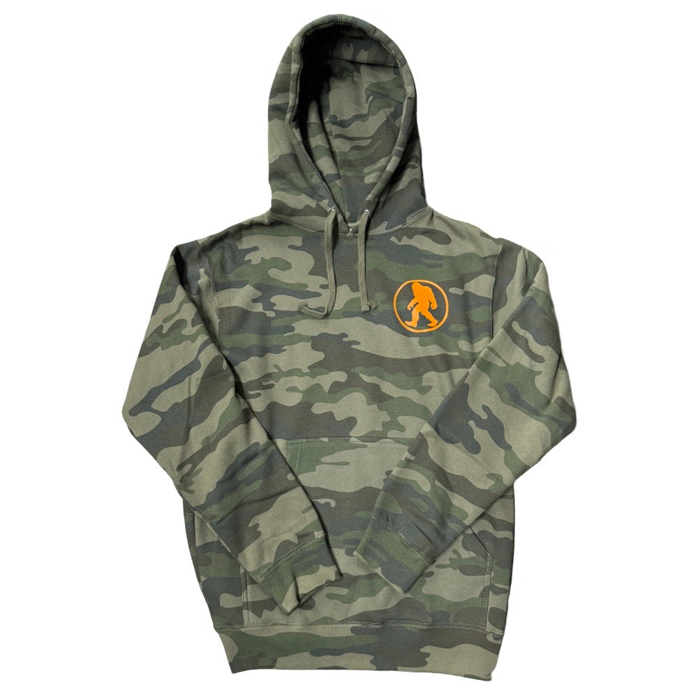 Independent Spine Orange Reflective Camo Heavy Weight Hoodie