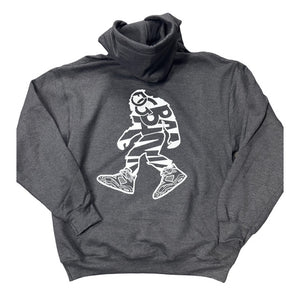 Fog Bank Bigfoot Jordan Hoodie White/Dark Charcoal Grey