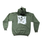 X Marks the Spot - Olive Hoodie