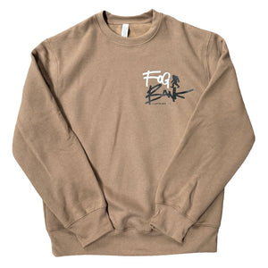 Fog Bank Tagged Crew Neck - Brown