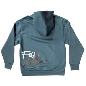 Fog Bank Tagged Hoodie - Dark Teal