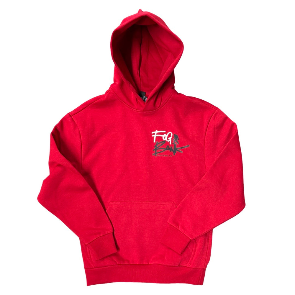Fog Bank Tagged Hoodie - Red