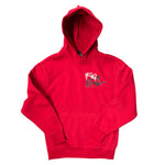 Fog Bank Tagged Hoodie - Red