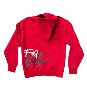 Fog Bank Tagged Hoodie - Red