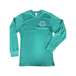 FB Circle- Emerald Green/White Long Sleeve