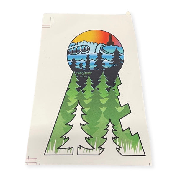 Color Keyhole Decal