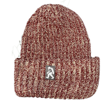 Fog Bank Bigfoot Headin West Cuffed Beanie- Maroon/White