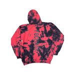 Spine- Red/Black Tie-Dye Hoodie